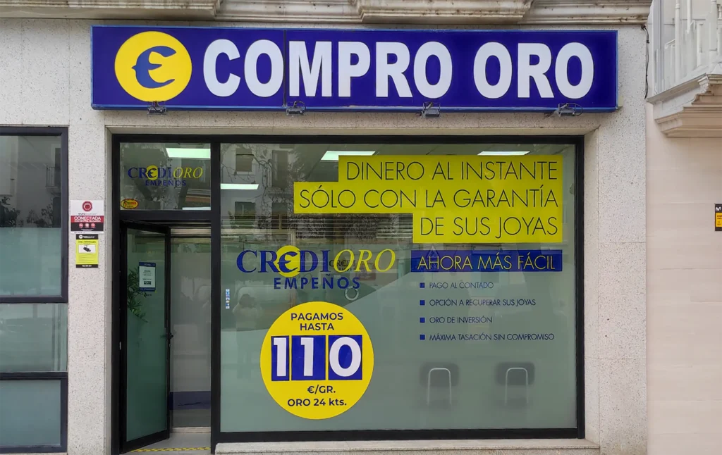 Tienda credioro en Utrera